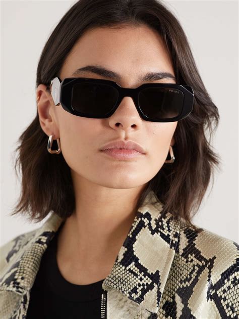 prada gold frame sunglasses|prada sunglasses frames women.